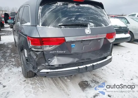 2015 Honda Odyssey Ex-L из США, поврежденный, VIN 5FNRL5H65FB130550